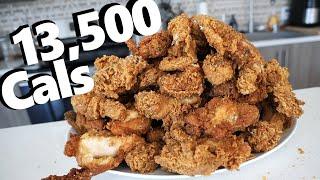 Mountain of Extra Crispy Fried Chicken Challenge (13,500 Calories)