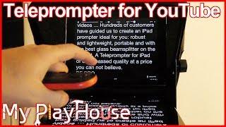 TeleprompterPAD iLight Pro 10'' for Pro YouTuber's and Me - 708