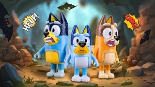 BLUEY! Be Careful - Do Not Arbitrarily Go Into Caves - Outdoor Safety Rules Learning Video For Kids