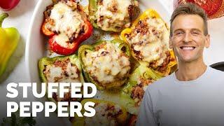 Stuffed Peppers | A perfect, cozy recipe for the cooler fall season!