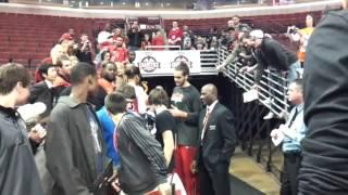 Joakim Noah takes my brother'a sharpie!