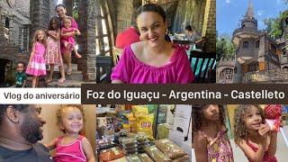 VIAGEM FOZ DO IGUAGU: ESTAVA TUDO CARO! Feirinha na Argentina, Duty Free e ALMOÇO NO CASTELO