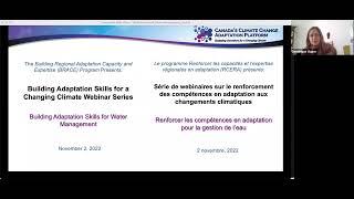 Building Adaptation Skills and Qualifications | Building Adaptation Skills for Water Management