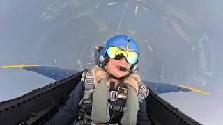 Mel Flys with the Blue Angels 2023