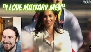 Meghan Getting TOUCHY With Military Men #meghanmarkle