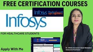 Free Infosys Certification for Pharmacy Students | BPharm, MPharm, Pharm D Eligible Fresher Eligible