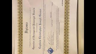 PASSED! OUPV 6 pack Captains License with Mariners Learning System