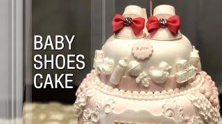 baby shoes cake 베이비슈즈 슈가크래프트 케이크 만들기