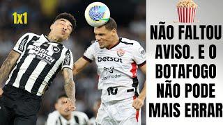 São 6 pontos perdidos nos últimos 9 disputados. Como duvidar da capacidade do Botafogo de pipocar?