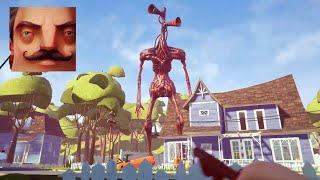 Hello Neighbor - My New Neighbor Big Siren Head Act 1 Gameplay Walkthrough