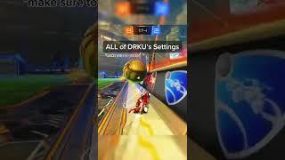 Full Drku Settings - #drku #8416 #rocketleague #freestyle #settings