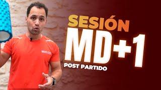 Sesión de entrenamiento Post Partido MD+1 COMPLETA para futbolistas.