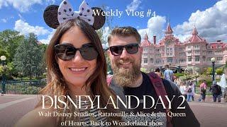 Disneyland Paris Day 2 | Worlds of Pixar, a ride on Molly Brown & Alice & the Queen of Hearts show |