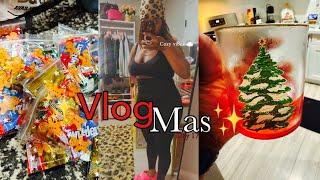 Christmas goodie bags+Attlady yoga leggings‍️, trying a Manhattan , crockpot| Vlogmas 2024