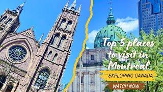 Must visit places in Montreal|Quebec || Travel Vlog || Explore Canada || RTM Station