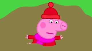 Peppa Pig And Lots Of Muddy Puddles | Kids TV And Stories