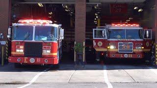 Philadelphia Fire Department Engine 51 Ladder 29 & Battalion 2 Responding