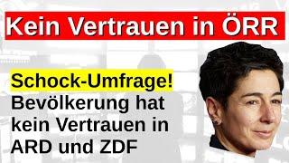 Umfrage ÖRR immer weniger glauben ARD und ZDF INSA Umfrage Haltungsjournalismus Linkslastigkeit