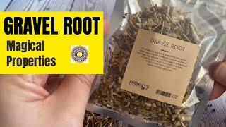 Gravel Root Magical Properties - used in Hoodoo for steady work