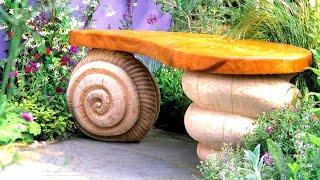 Beautiful garden benches! 80 examples from wood, metal and concrete!