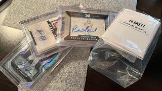 BGS Beckett grading 5 card submission order reveal. Standard $40 per. Herbert, Rodgers, Mahomes auto