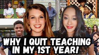 I QUIT TEACHING THE 1ST YEAR: Extreme Misbehavior, Toxic Admin., Rude Parents & Cell Phone Addiction