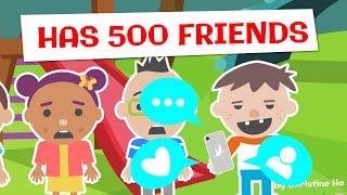 Kid Has 500 Friends on Social Media - Online Safety for Kids - Read Aloud Children's Books