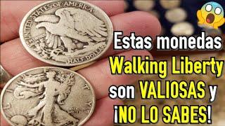 ¿Tienes estas monedas? ¡REVISALAS BIEN! Walking Liberty (Valiosas por baja producción)