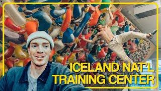 Climbing at Iceland's National Training Center // Crazy Good Comp Blocks!