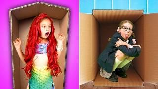 Extreme Hide and Seek with Wednesday | Awesome Hacks & Funny Situations