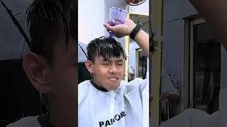 Master Ben cuts my hair [MASTER KUNGFU] #martialarts #master #kungfu #training #action #shorts