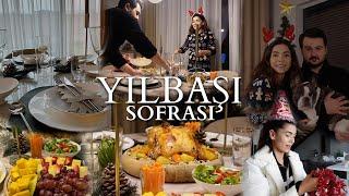 YILBAŞI SOFRASI & YEMEĞİ | DAVET SOFRASI MENÜSÜ | TAVUK DOLMASI | baş başa yılbaşı