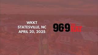 WKKT Statesville, NC (96.9 The Kat) | Hourly Station ID | April 20, 2025