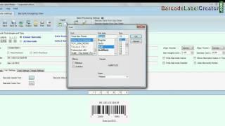 Understand how to design and print barcode using UPCA font