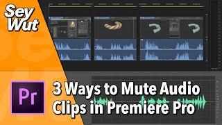 3 Ways to Mute Audio Clips in Premiere Pro