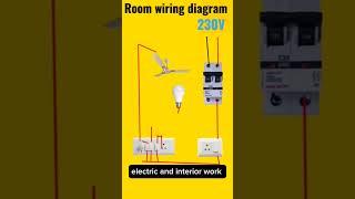 Board fan bulb mcb Connection ,#highlights #electrical #eletrician #electric #electronic #ll