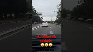 accident de voiture. c'est un truc de fou#accident #crash #voiture #accidents #collision #peur