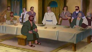 The Last Supper Animated - Jesus Washes Apostles Feet