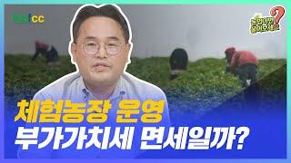 농업이면 물어보세요 Ep.12 딸기농장운영 중 체험농장도 같이 운영하려면 부가세는?