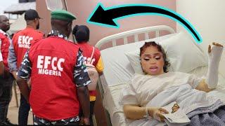 Bobrisky Hand  BR0K€N As EFCC Re Arrest Him Again Today at The Airport