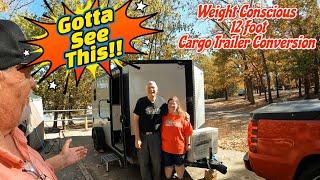 They've Built The Perfect Cargo Trailer Conversion Camper For Their Particular Needs.