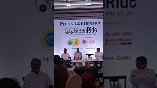 MR. MILIND SOMAN FITNESS ICON,SPEAKING AT GAIL ,GREEN RIDE एक पहल स्वच्छ हवा की ओर, AT HOTEL HYAAT.