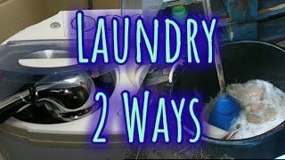 2 Ways We Wash Laundry/Prepping for Winter/first fire of the season