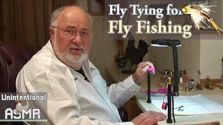 Unintentional ASMR  Calmly Crafting Fish Bait (relaxing voice, focused close-up fly tying)