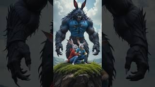 Lado Rani vs Mogambo || The Last Fight #ytviral #bunny #rabbit #motivation #shorts