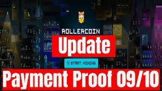 Rollercoin Virtual Cloud Mining Update and Payment Proof 09/10 , Earn Free Crypto.