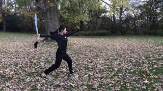 Wushu Basic Broad Sword Form 初级刀术 daoshu