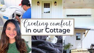 MAKING OUR COTTAGE COMFORTABLE THROUGHOUT ALL THE SEASONS and INSTALLING MR.COOL DIY MINI SPLIT