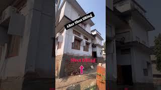 R.c.c multiple storey house lifting in Assam. #experthouselifting #houselifting