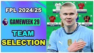FPL Blank Gameweek 29: TEAM SELECTION | Palmer Out? | Fantasy Premier League Tips 2024/25